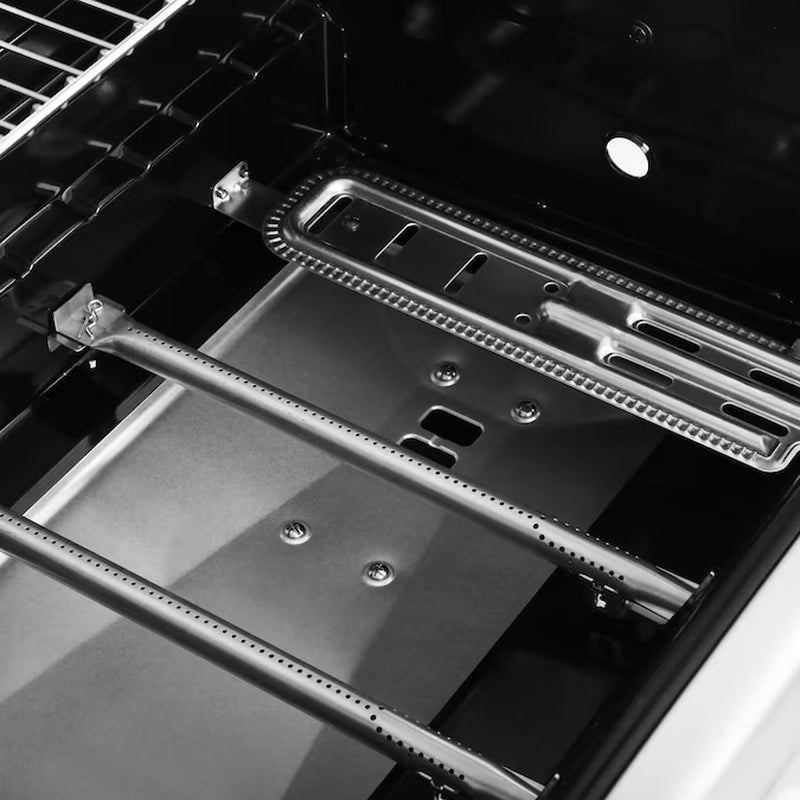 Cabinet Style Blue 6 -Burner Liquid Propane Gas Grill 1 -Side Burner