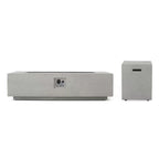 Aidan 56 In. X 15.00 in Rectangular MGO Gas Outdoor Patio Fire Pit Table in Light Grey - 50,000 BTU with Tank Holder