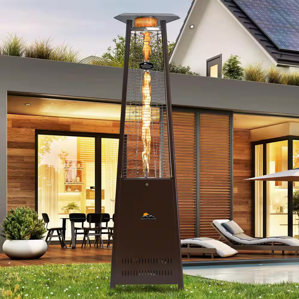 42,000 BTU Vesta Propane Tower Heater in Hammered Bronze