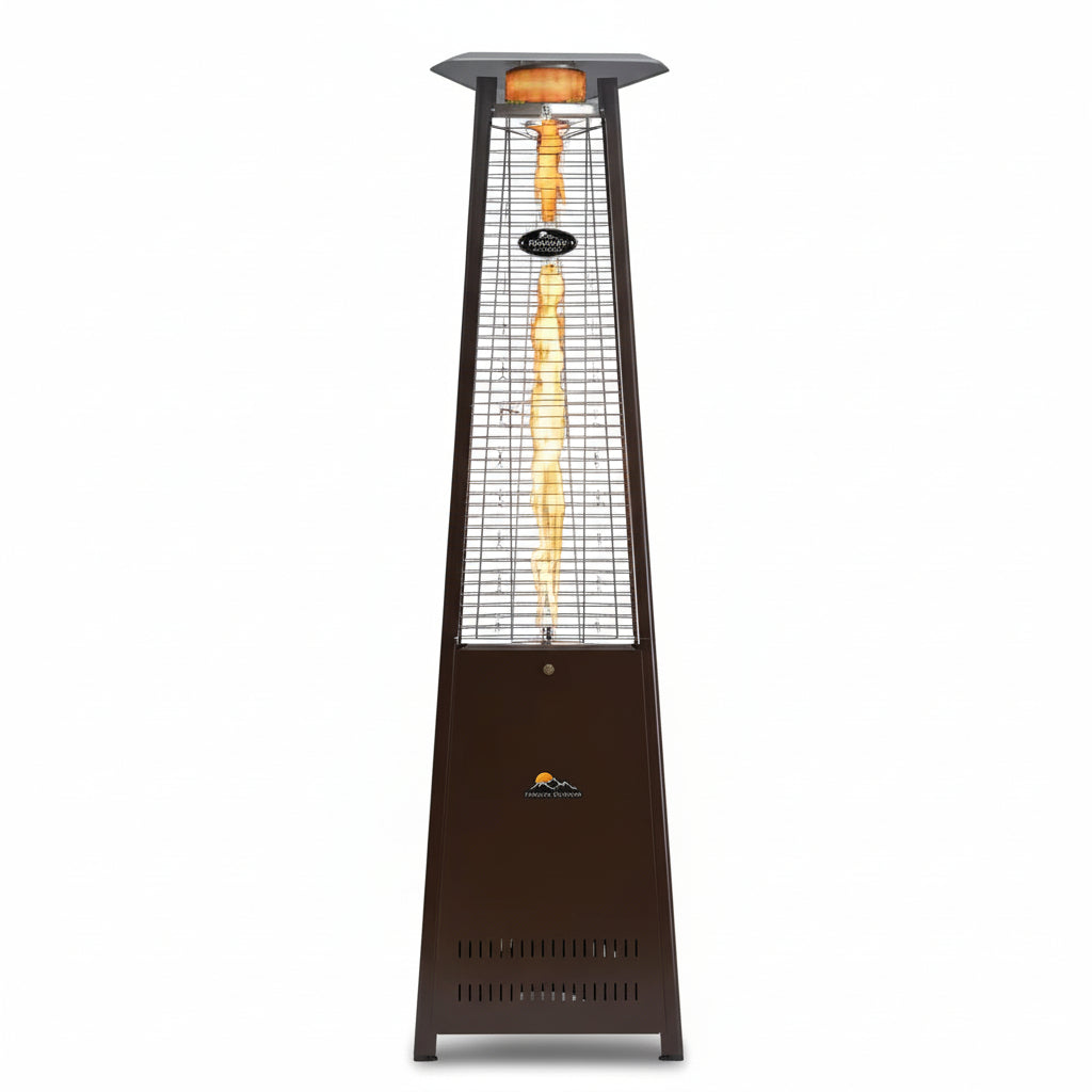 42,000 BTU Vesta Propane Tower Heater in Hammered Bronze